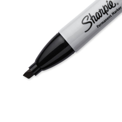Sharpie Permanent Marker Chisel Point Black - 2 Count - Image 2