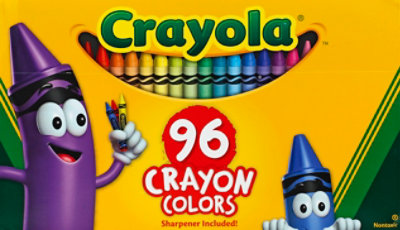 Crayola Crayons Built In Sharpener - 96 Count - Image 2