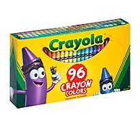 Crayola Crayons Built In Sharpener - 96 Count
