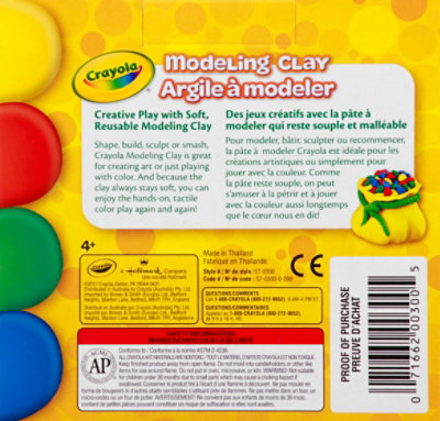 Crayola Modeling Clay - 4 Count - Image 4