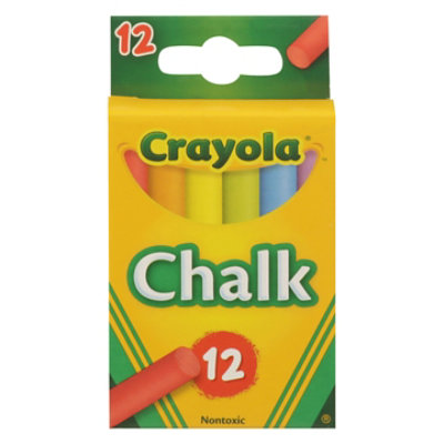 Crayola Chalk Sticks Colored - 12 Count - Image 3