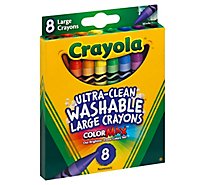 Crayola Crayons Washable Large - 8 Count