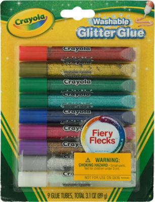 Crayola Glitter Glue Washable Bold - 9 Count - Image 2