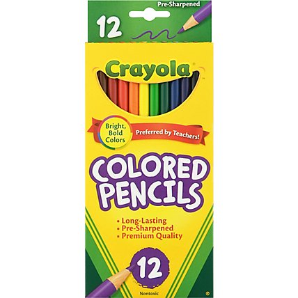 Crayola Colored Pencils Sharpened - 12 Count - Image 2