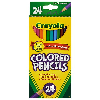 Crayola Colored Pencils Sharpened- 24 Count - Image 3