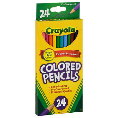 Crayola Colored Pencils Sharpened- 24 Count - Image 1