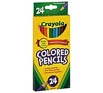 Crayola Colored Pencils Sharpened- 24 Count