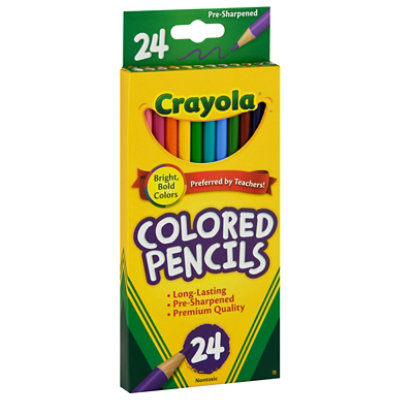 Crayola Colored Pencils Sharpened- 24 Count