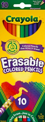 Crayola Colored Pencils Erasable - 10 Count - Image 2