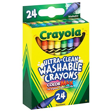 Crayola Crayons Washable - 24 Count