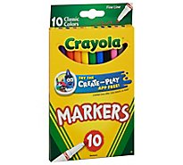 Crayola Markers Fine Line Classic Colors - 10 Count