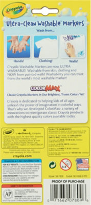 Crayola Markers Washable Fine Line Classic Colors Ultra Clean - 8 Count - Image 4
