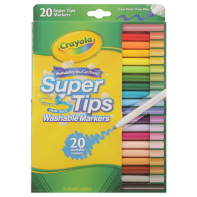 Crayola Markers Washable Super Tips - 20 Count - Image 3