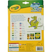 Crayola Markers Washable Super Tips - 20 Count - Image 4