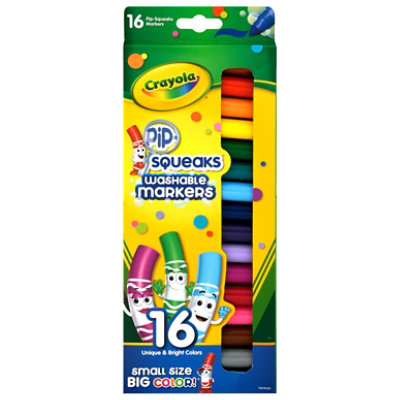 Crayola Markers Washable Pip Squeaks - 16 Count - Image 3