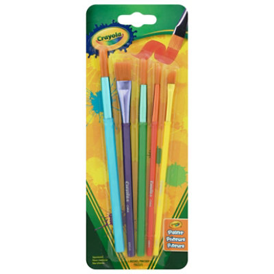 Crayola Paint Brushes - 5 Count - Jewel-Osco