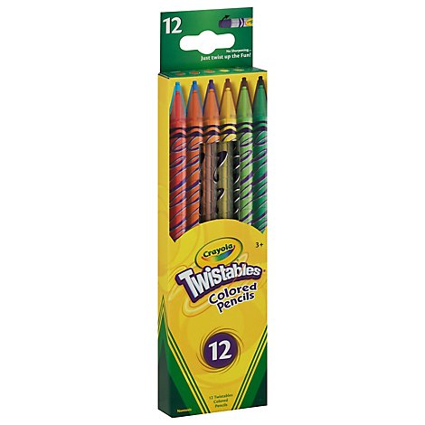 Crayola Twistables Colored Pencils - 12 Count