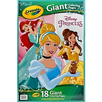 Crayola Coloring Pages Giant Disney Princess Mermaid - 18 Count - Image 2