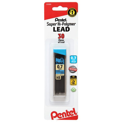 Pentel Lead Refill Super Hi-Polymer 0.7 mm Med #2 - 30 Count - Image 3