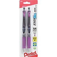 Pentel Energel RTX Liquid Gel Pen Medium Line Violet - 2 Count - Image 2