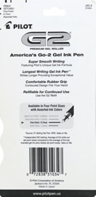 Pilot G2 Gel Pen Fine Assorted - 4 Count - Image 4