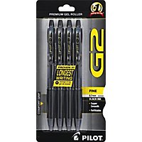 Pilot G2 Pen .7mm Fine Black - 4 Count - Image 2