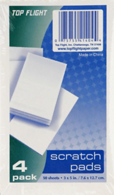 Top Flight Scratch Pads - 4 Count - Image 2