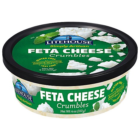 Litehouse Simply Artisan Feta Cheese Crumbles - 4 Oz.