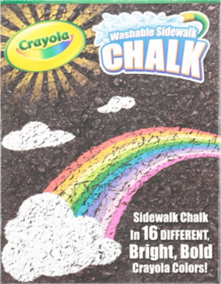 Crayola Sidewalk Chalk Washable -  16 Count - Image 4