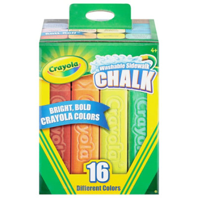 Crayola Sidewalk Chalk Washable -  16 Count