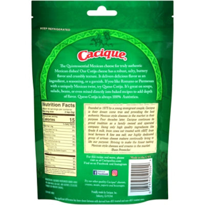 Cacique Shredded Queso Cotija Cheese - 7 Oz - Pavilions