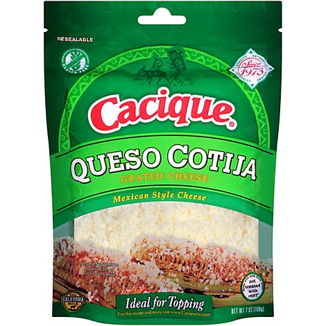 Cacique Shredded Queso Cotija Cheese - 7 Oz