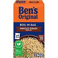 Ben's Original Boil In Bag Whole Grain Brown Rice Box - 14 Oz - Image 1