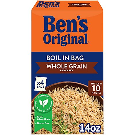 Bens Original Boil In Bag Brown Rice - 14 Oz