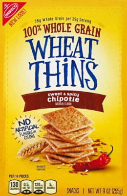 Wheat Thins Snacks Sweet & Spicy Chipotle - 9 Oz - Image 2