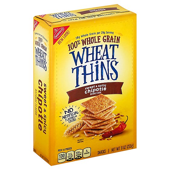 Wheat Thins Snacks Sweet & Spicy Chipotle - 9 Oz