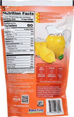 Klass Drink Mix Mango - 14.1 Oz - Image 5