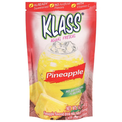 Klass Drink Mix Sweetened Pineapple Flavored - 14.1 Oz