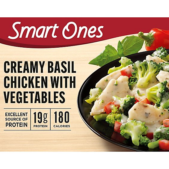 weightwatchers Smart Ones Tasty American Favorites Creamy Basil Chicken with Broccoli - 9 Oz