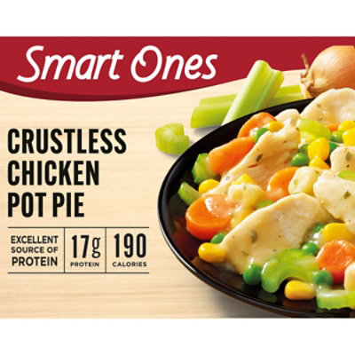 Smart Ones Crustless Chicken Pot Pie with Vegetables Frozen Meal Box - 9 Oz - Image 1