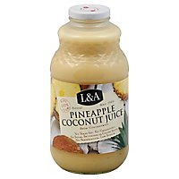 L&A Juice Pineapple Coconut - 32 Fl. Oz. - Image 1