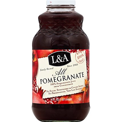 L & A  All Pomegranate - 32 Fl. Oz. - Image 2