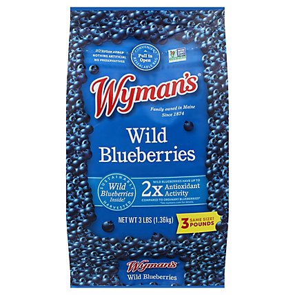 Wymans Blueberries Wild - 3 Lb - Image 3