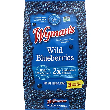 Wymans Blueberries Wild - 3 Lb - Image 2