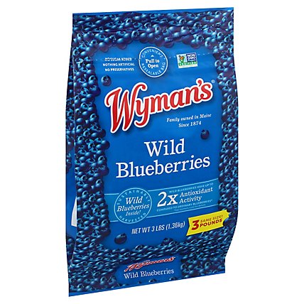 Wymans Blueberries Wild - 3 Lb - Image 1