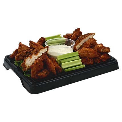 Deli Catering Tray Chicken Wings & Tenders - 8 to 12 Servings - Image 1