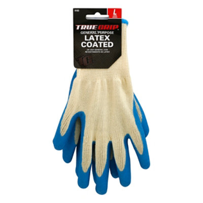 True Grip Gloves Latex Dip Large - 1 Pair - Image 3