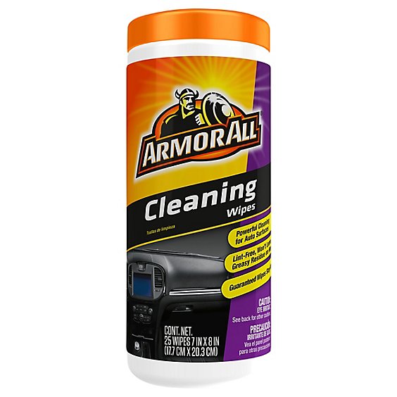 Armor All Wipes Cleaning - 25 Count