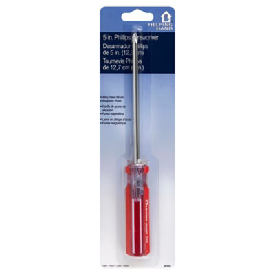 Helping Hand 5 Inch Phillips Screwdriver - Each - Image 1