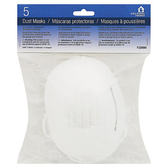 Helping Hand Dust Masks - 5 Count